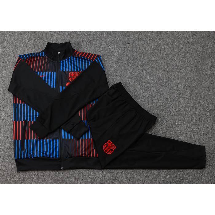 Tuta da Track di Giacca FC Barcellona 2024-2025 Rosso e Blu